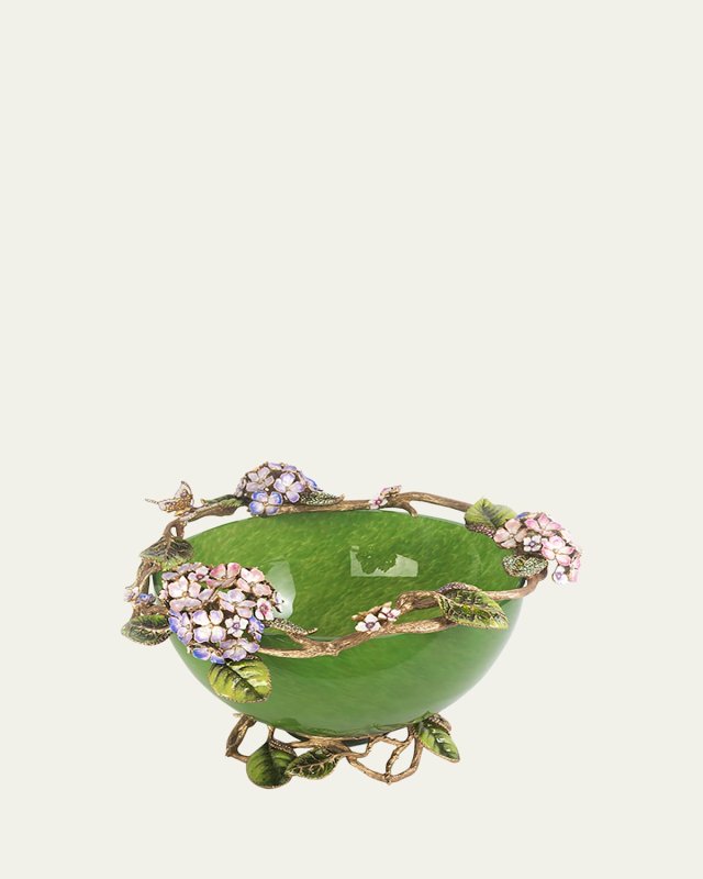 Sophie Hydrangea Glass Bowl